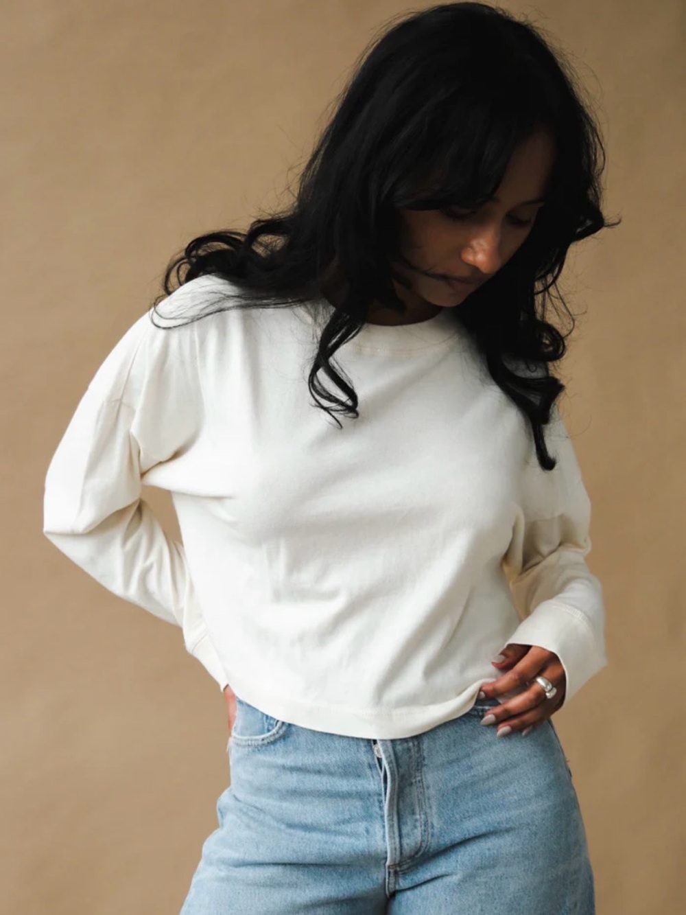 Richer Poorer relaxed cropped l/s  M